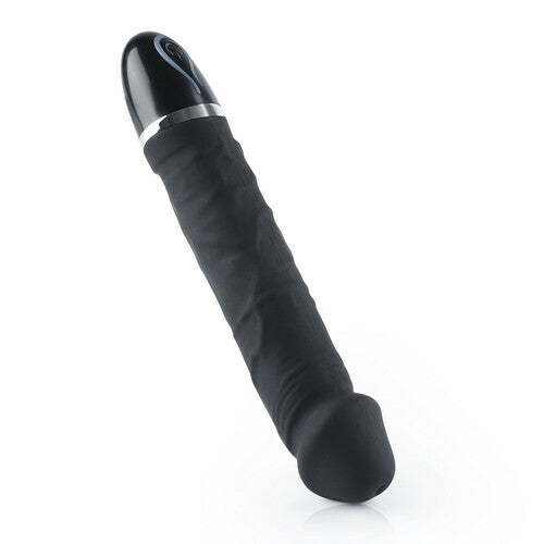 Black Penis Glans 7 Vibration Realistic Dildo